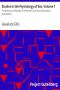 [Gutenberg 13610] • Studies in the Psychology of Sex, Volume 1 / The Evolution of Modesty; The Phenomena of Sexual Periodicity; Auto-Erotism